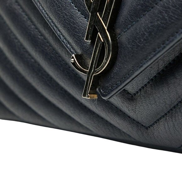 Saint Laurent Classic Monogram Chain Shoulder Bag 2-Way Black - Picture 8 of 10